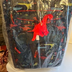 Rockt Multicolor 18” Dinosaur Carryon Luggage New